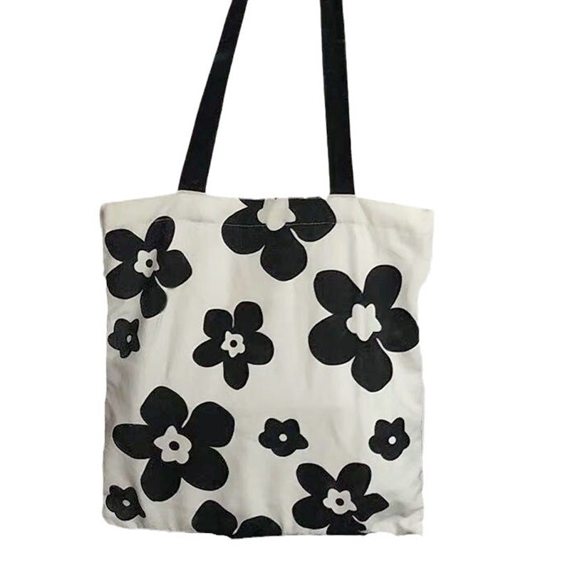 Ya Flower Canvas Large Capacity Portable Bags