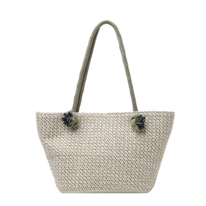 Women's Straw Korean Woven Large Capacity Holiday Crossbody Bags