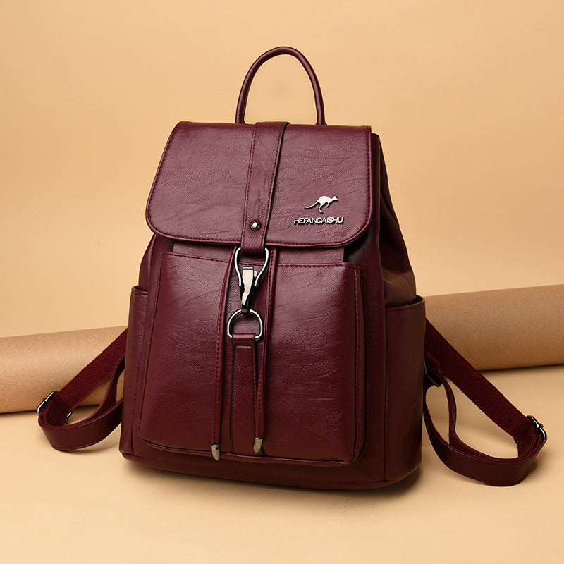 Female Simple And Stylish Versatile Large Backpacks