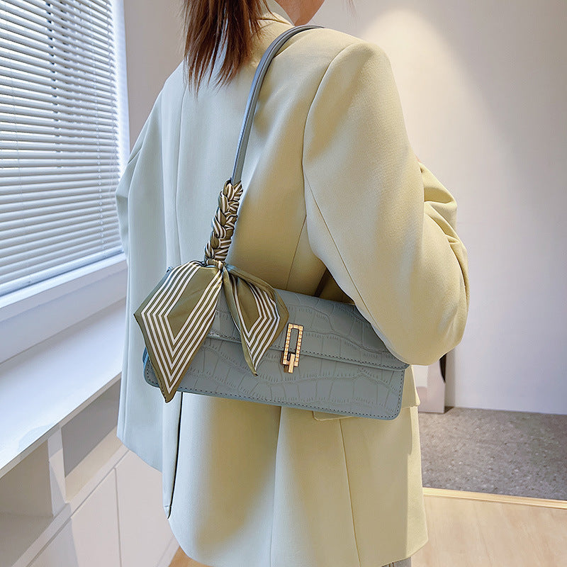 Women's French Style Underarm Niche Fashion Baguette Shoulder Bags