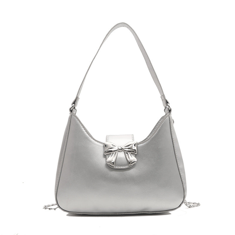 Women's Fashion Bowknot Decorative Spring Popular Chain Crossbody Bags