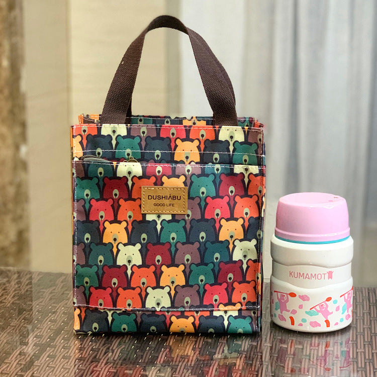 Volume Waterproof Lunch Box Snack Make-up Handbags