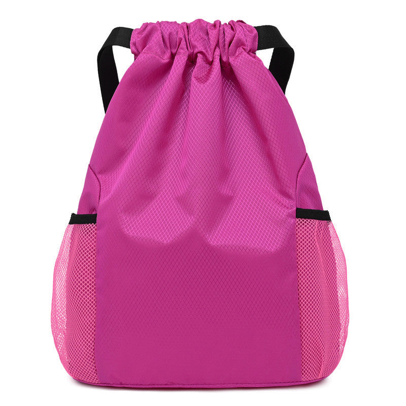 Women's & Men's & Fixed Drawstring Large Capacity Fitness Backpacks