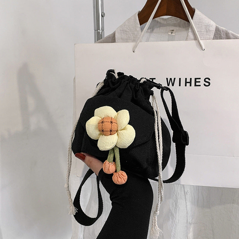 Women's Style Versatile Mini Drawstring Cute Crossbody Bags
