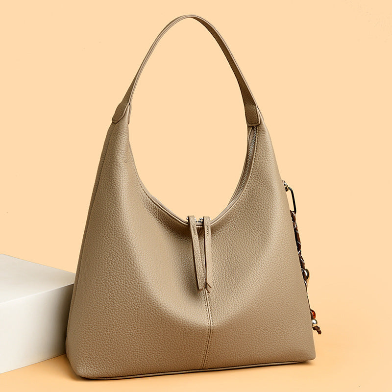 Spring Large Capacity Totes Minimalist Retro Fashion Underarm Women's Shoulder Bag