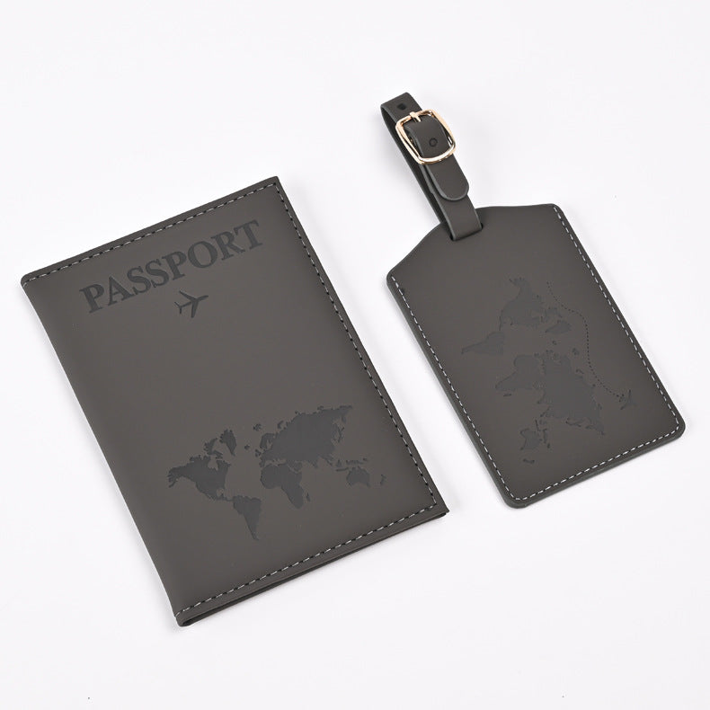 Changing Map Style Passport Cover Tag Card Holder
