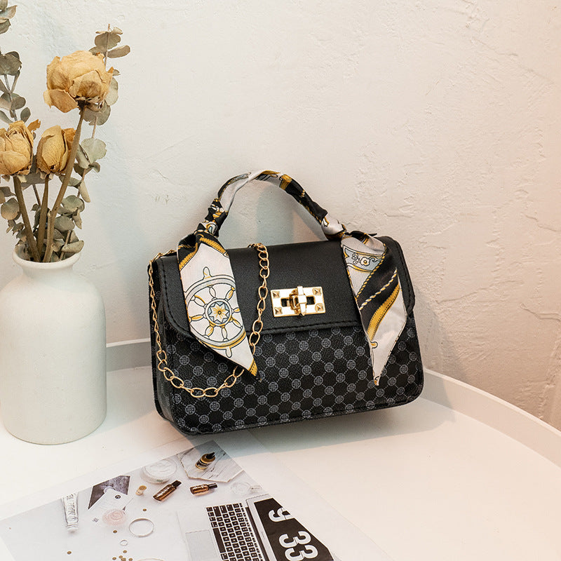 Charming Popular Fashion Printed Silk Scarf Crossbody Bags