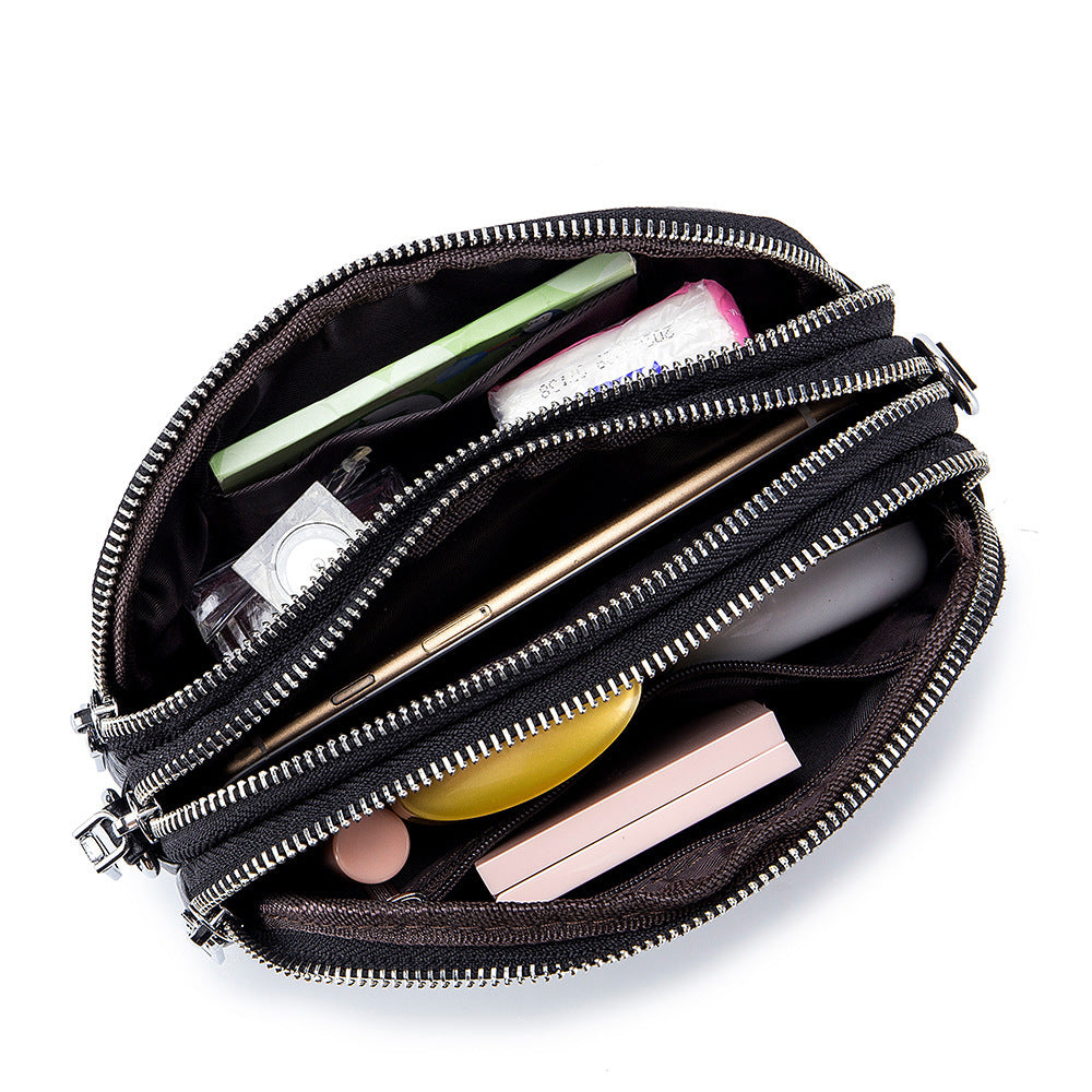 Women's Leather Large Capacity Fashion Mobile Crossbody Bags
