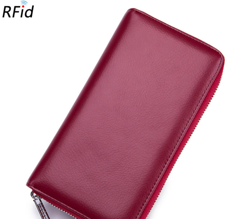 Women's & Men's & Leather Passport Long Large Capacity Card Holder