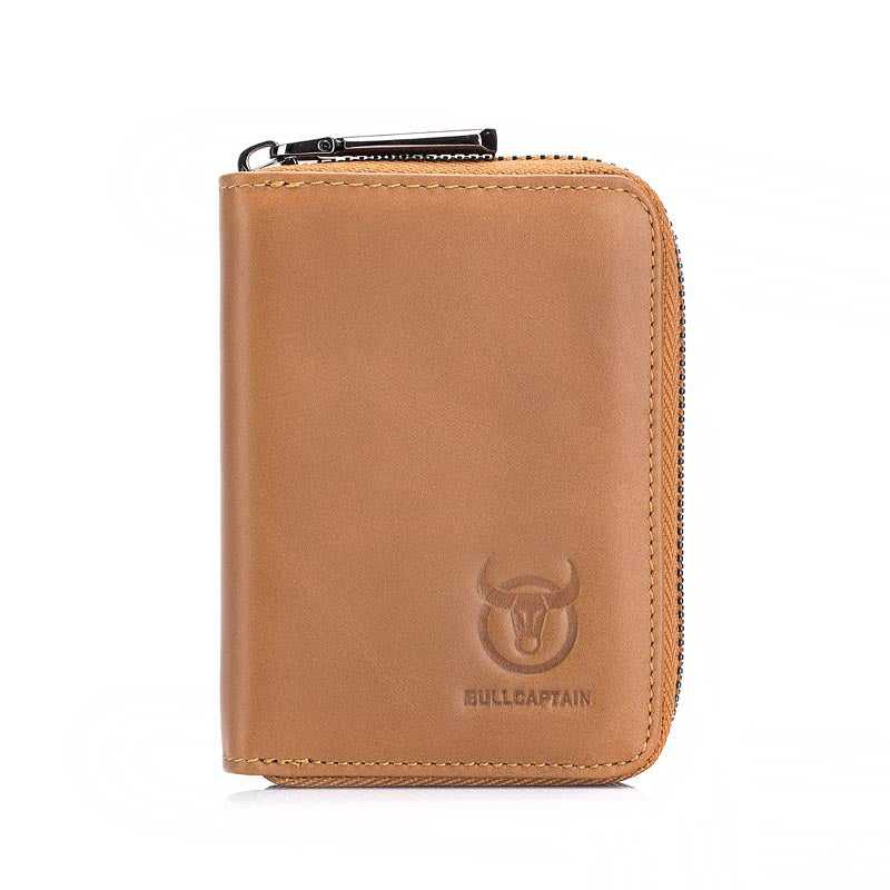 Men's Leather Goods First Layer Cowhide Driving Card Holder