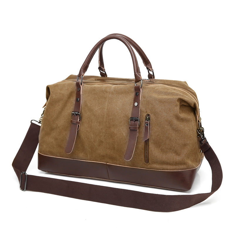 Neutral Large Capacity Canvas Dual Use Handbags
