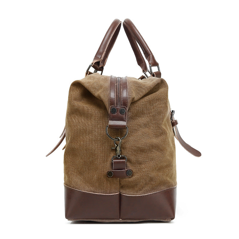 Neutral Large Capacity Canvas Dual Use Handbags