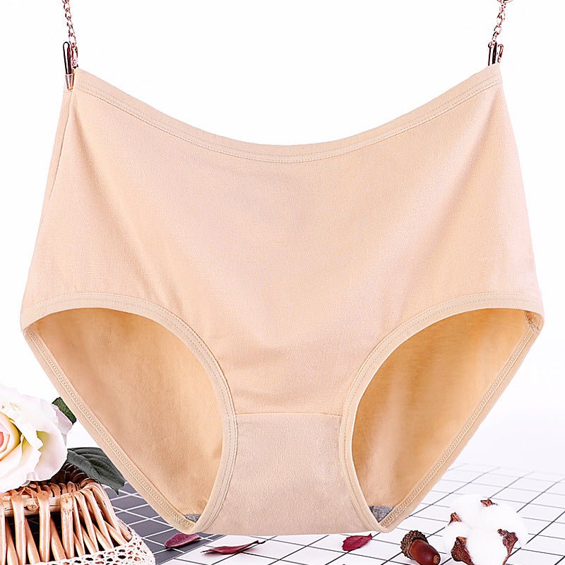 Women's Cotton Underwear For Plump Mom Panties