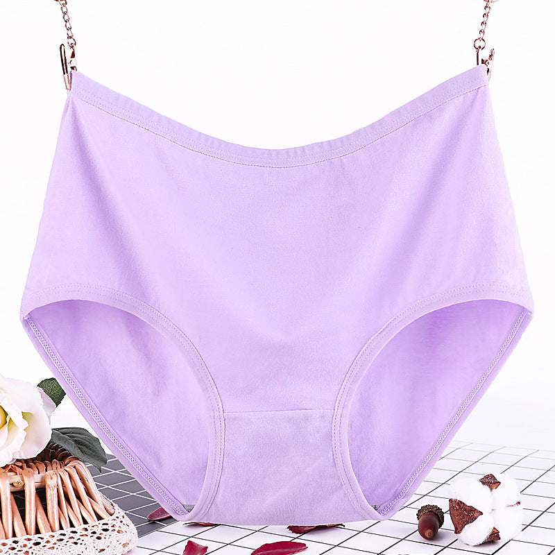 Women's Cotton Underwear For Plump Mom Panties