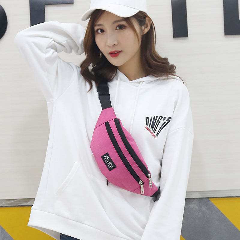 Men's Korean Style Mobile Exercise Running Fashion Men's Waist Packs