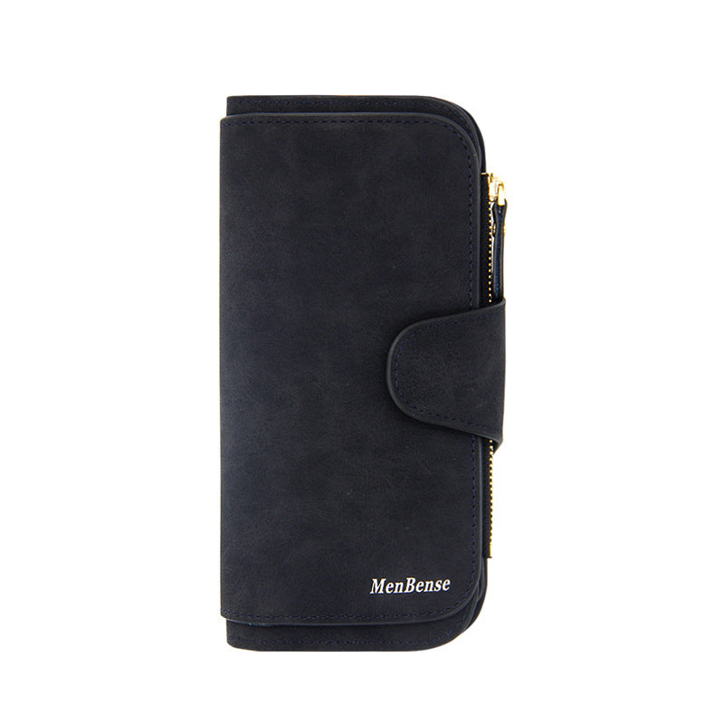 Women's Fashion Long Korean Frosted Large Capacity Ladies Wallet