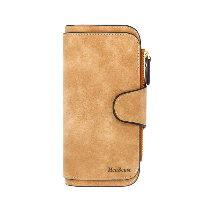 Women's Fashion Long Korean Frosted Large Capacity Ladies Wallet