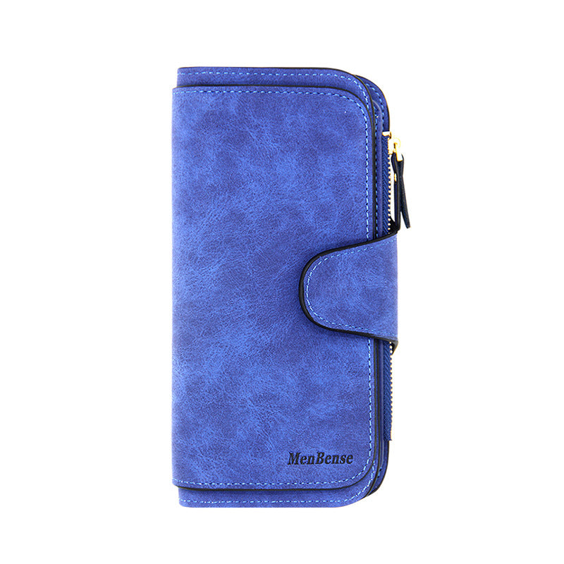 Women's Fashion Long Korean Frosted Large Capacity Ladies Wallet
