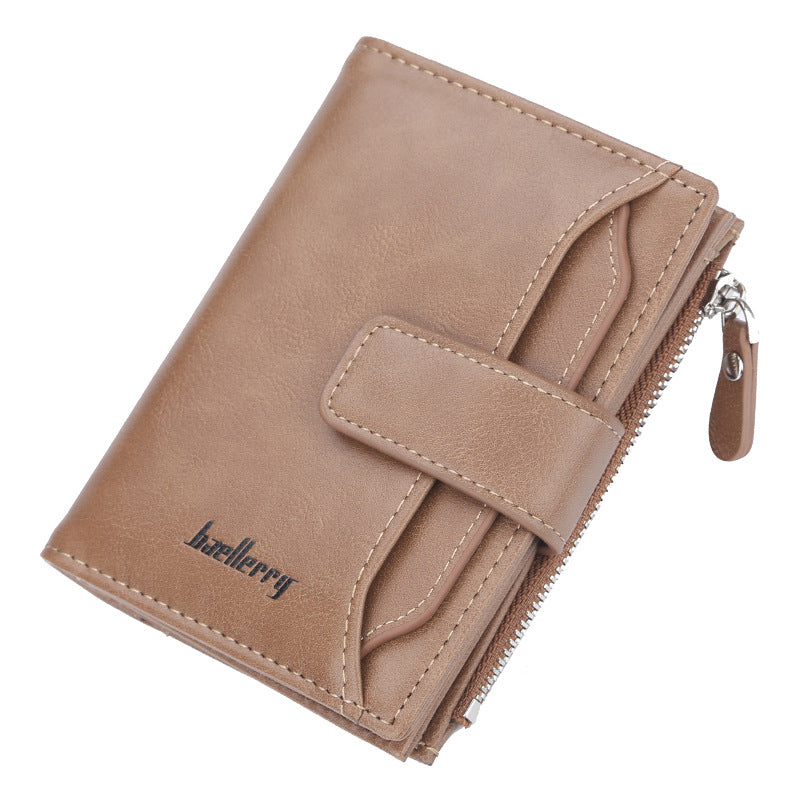Popular Men's Short Zipper Multifunctional Gift Men's Wallets