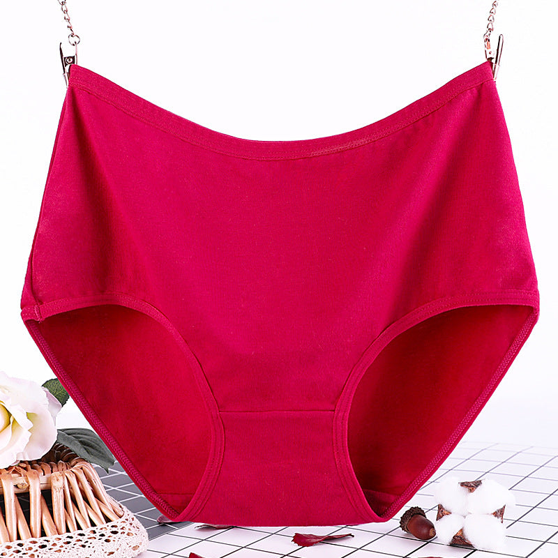Women's Cotton Underwear For Plump Mom Panties