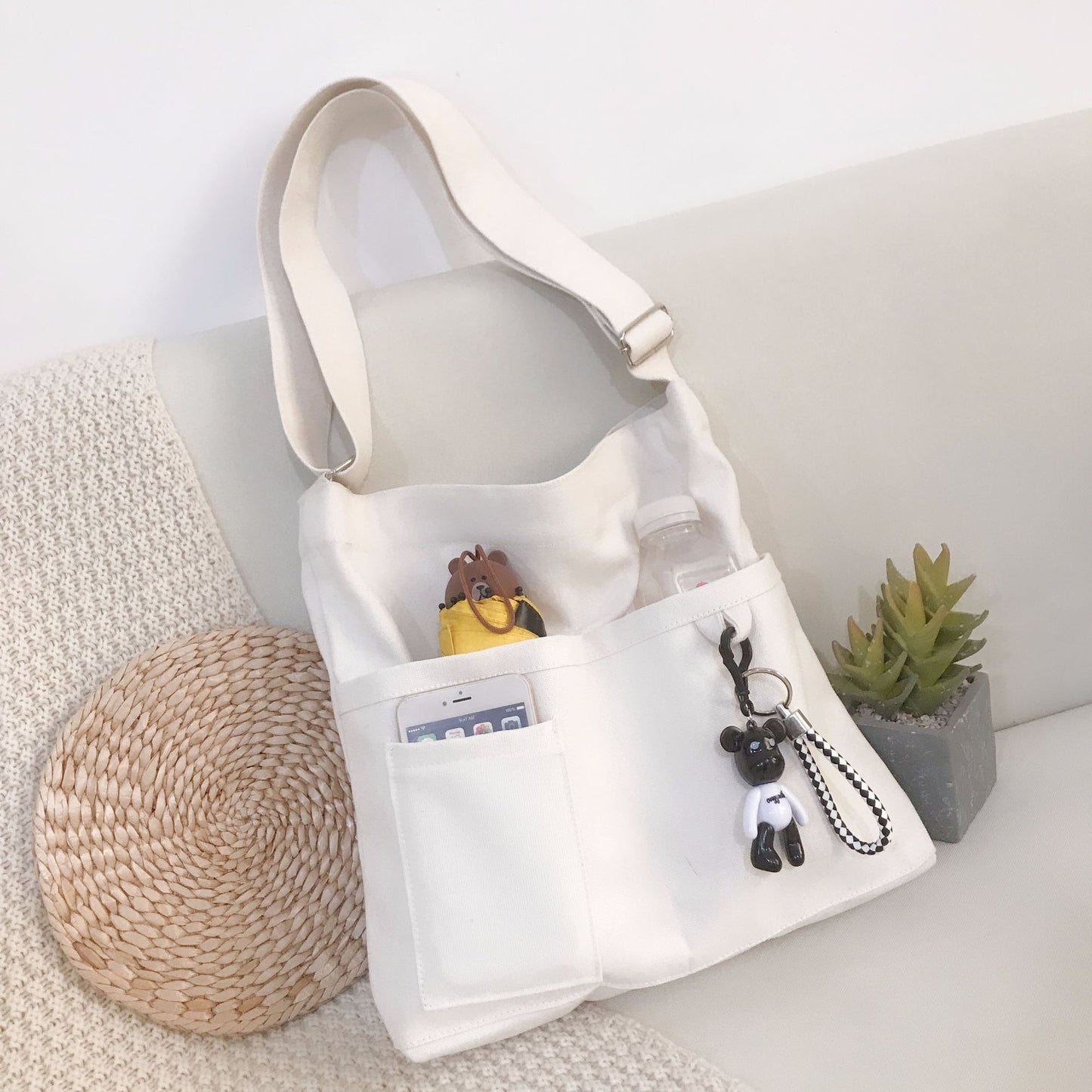 Women's Custom Korean Style Large Capacity Book Bags