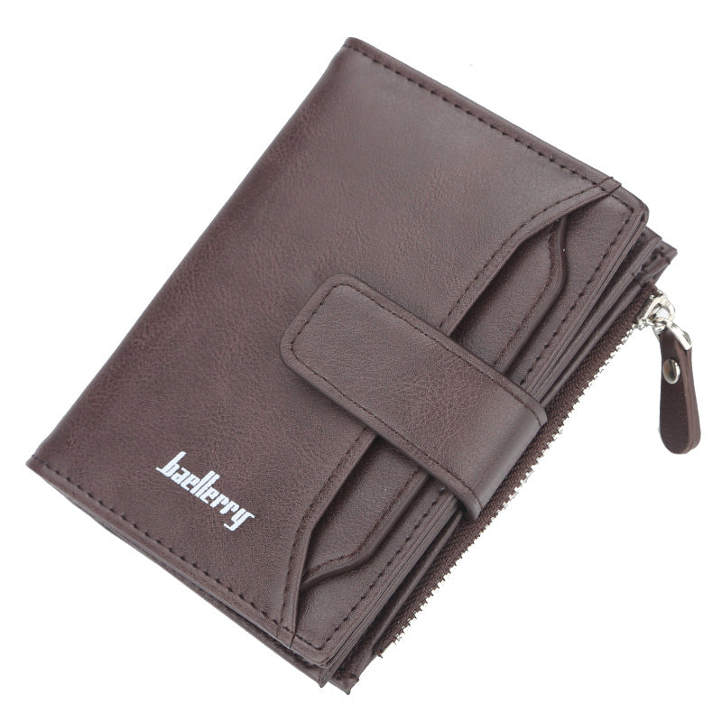 Popular Men's Short Zipper Multifunctional Gift Men's Wallets