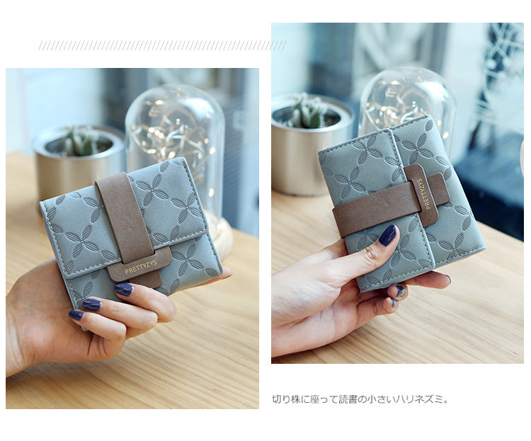 Style Female Short Cute Refreshing Simple Purses