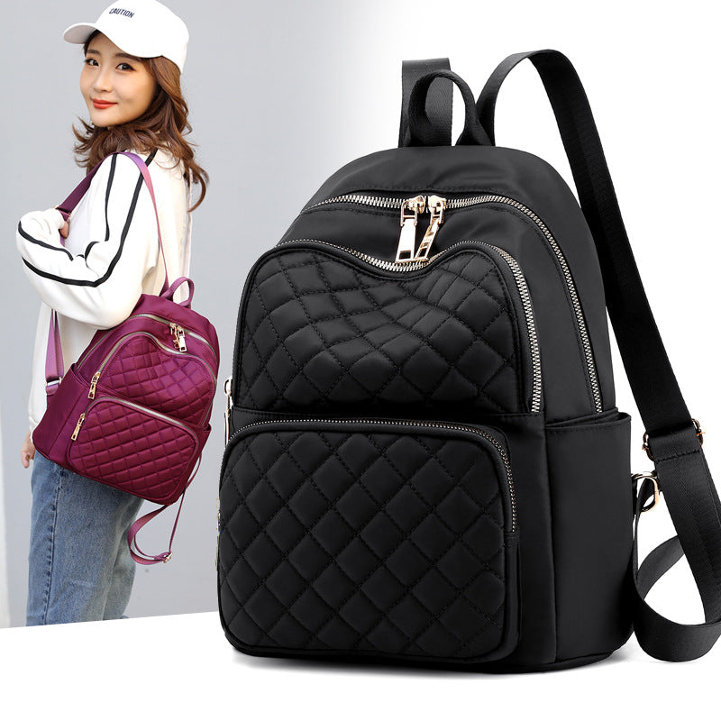 Women's Fashion Nylon Lightweight Trendy College Backpacks
