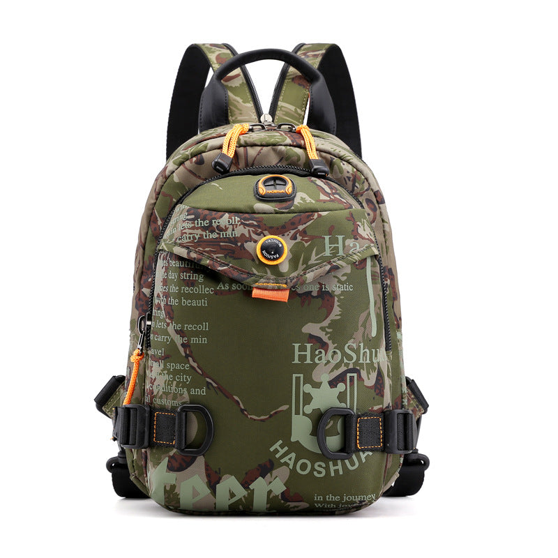 Stylish Men's Fashion Waterproof Nylon Cloth Backpacks