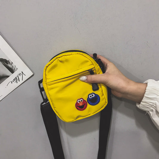 Women's Oxford Cloth Fashionable Sesame Street Korean Shoulder Bags