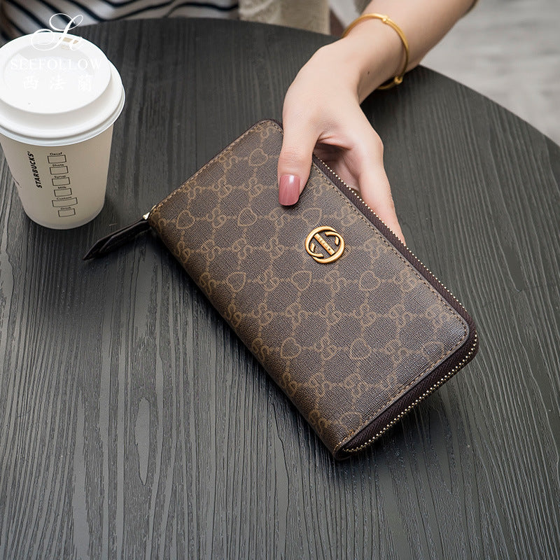 Women's Fashion Long Large Capacity Clutch Ladies Wallet