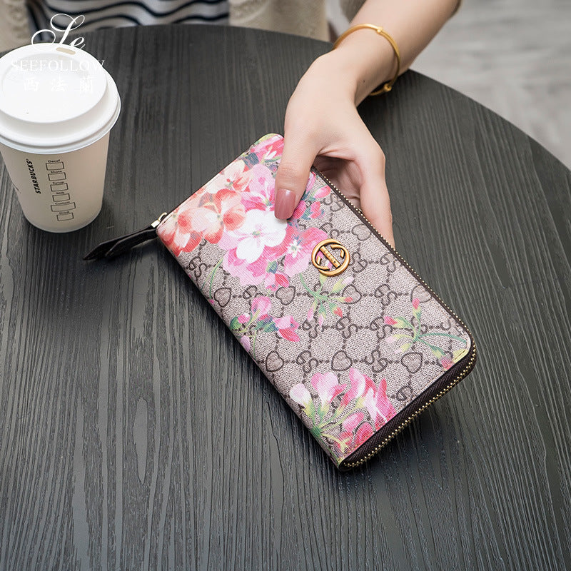 Women's Fashion Long Large Capacity Clutch Ladies Wallet