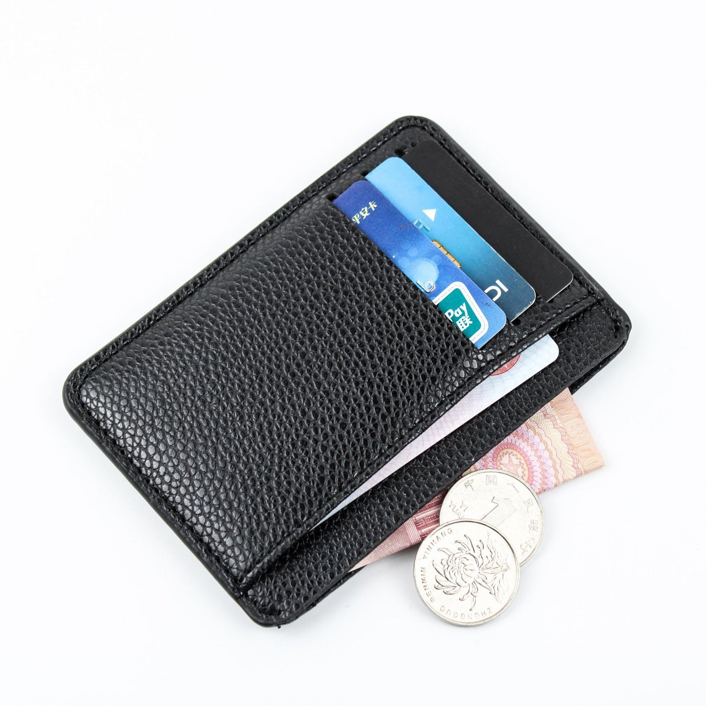 Creative Simple Mini Lychee Pattern Multifunctional Card Holder