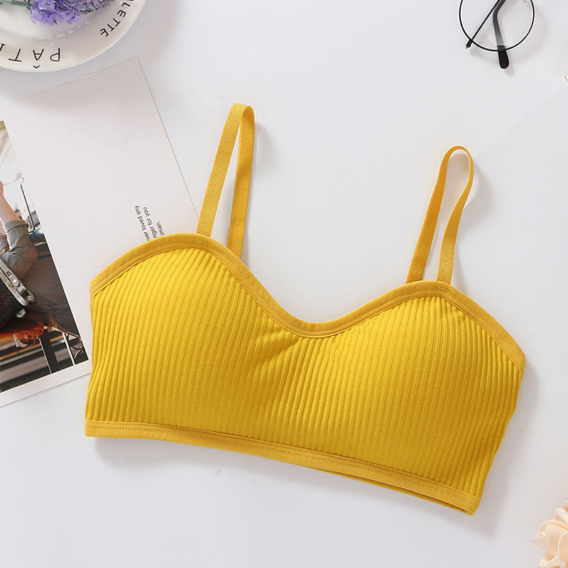 Women's Push Up Base Breast Holding Sexy Small Sling Bras