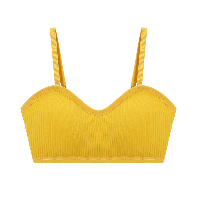 Women's Push Up Base Breast Holding Sexy Small Sling Bras