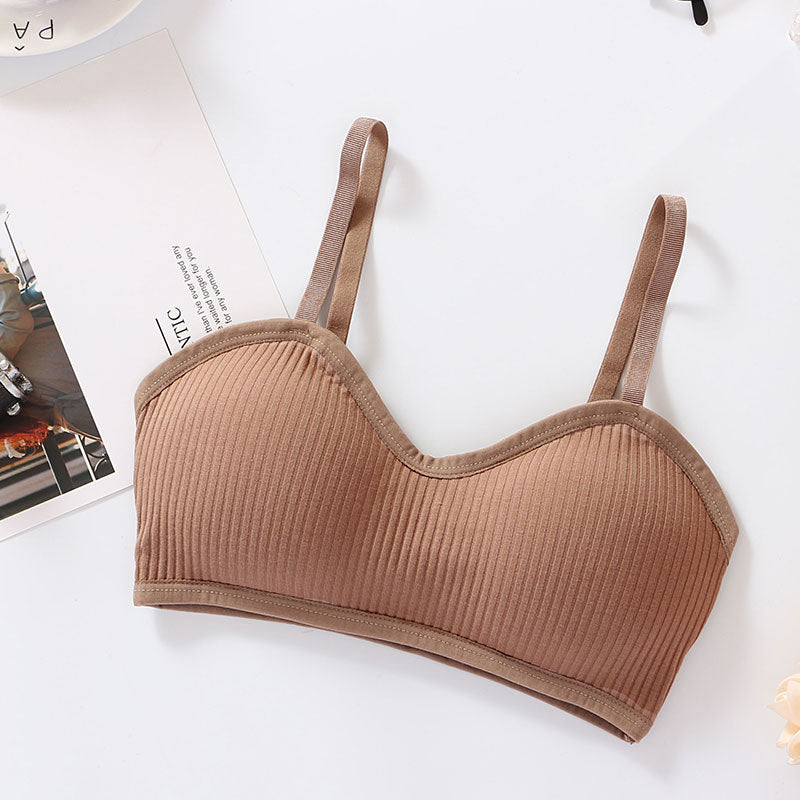 Women's Push Up Base Breast Holding Sexy Small Sling Bras