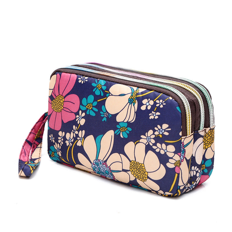 Women's Korean Printed Mobile Running Cloth Purses