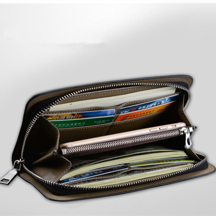 Men's Personalized Multifunctional Clutch Korean Style For Couple Long Men's Handbags
