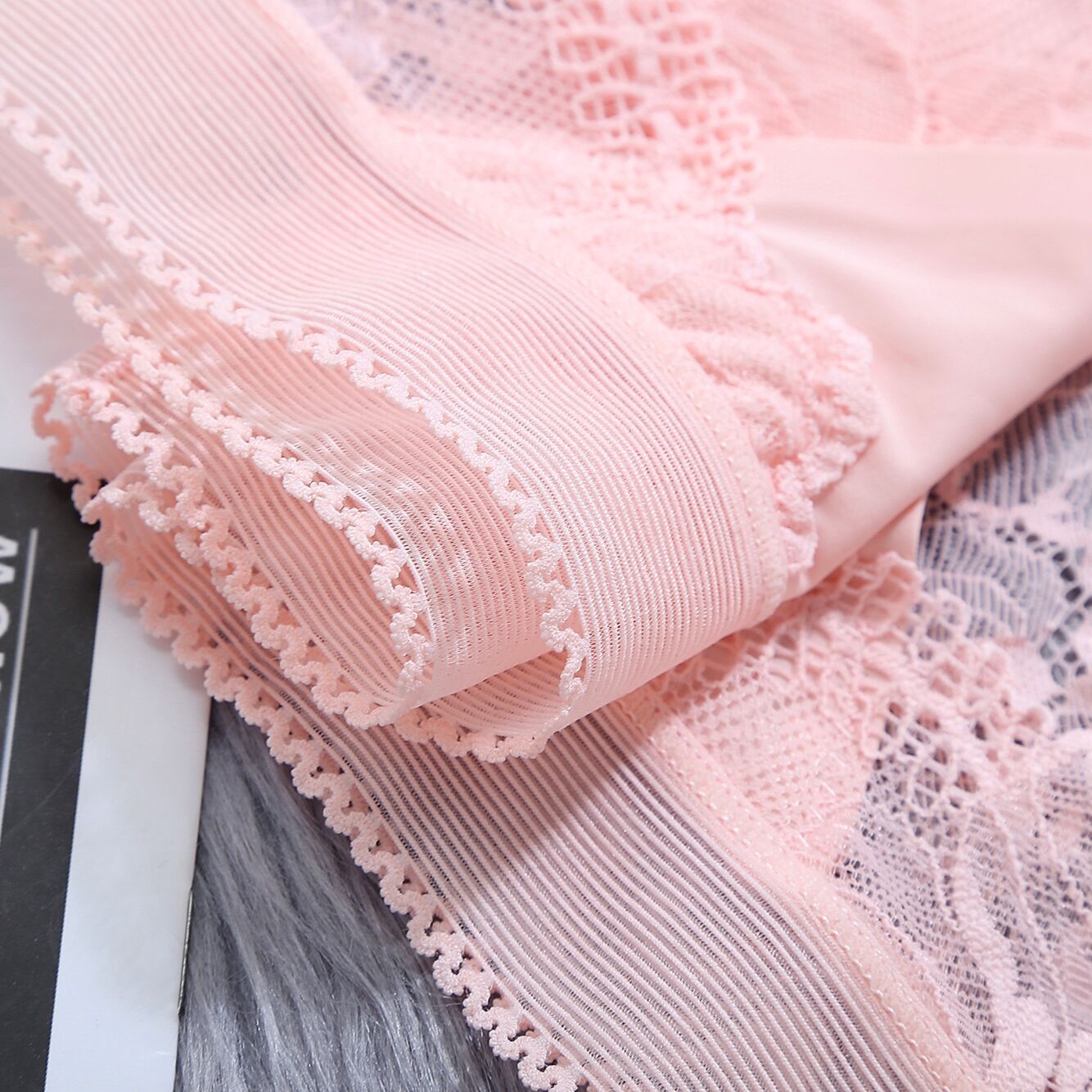 Women's Ice Silk Underwear For Sexy Transparent Lace Breathable Panties