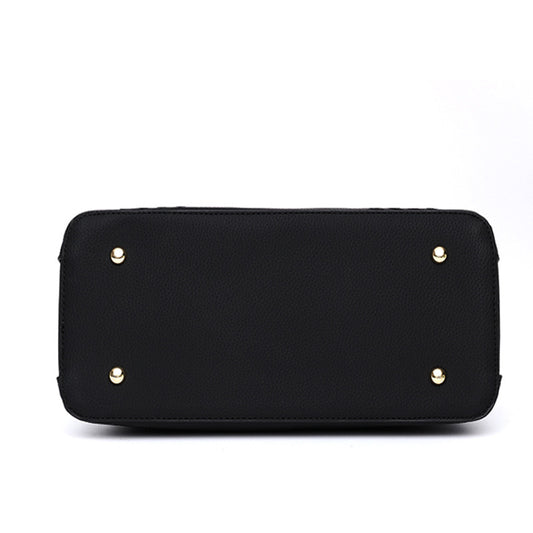 Women's Korean Fashion Embroidery Thread Big Handbags