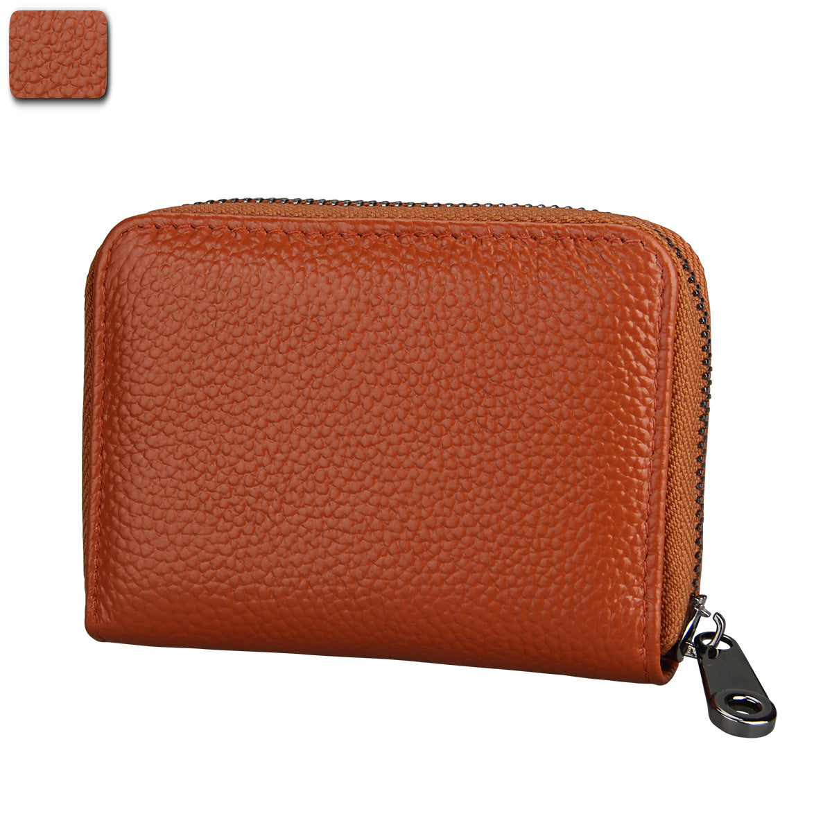 Women's & Men's & Gift Genuine Leather Bus Expanding Card Holder