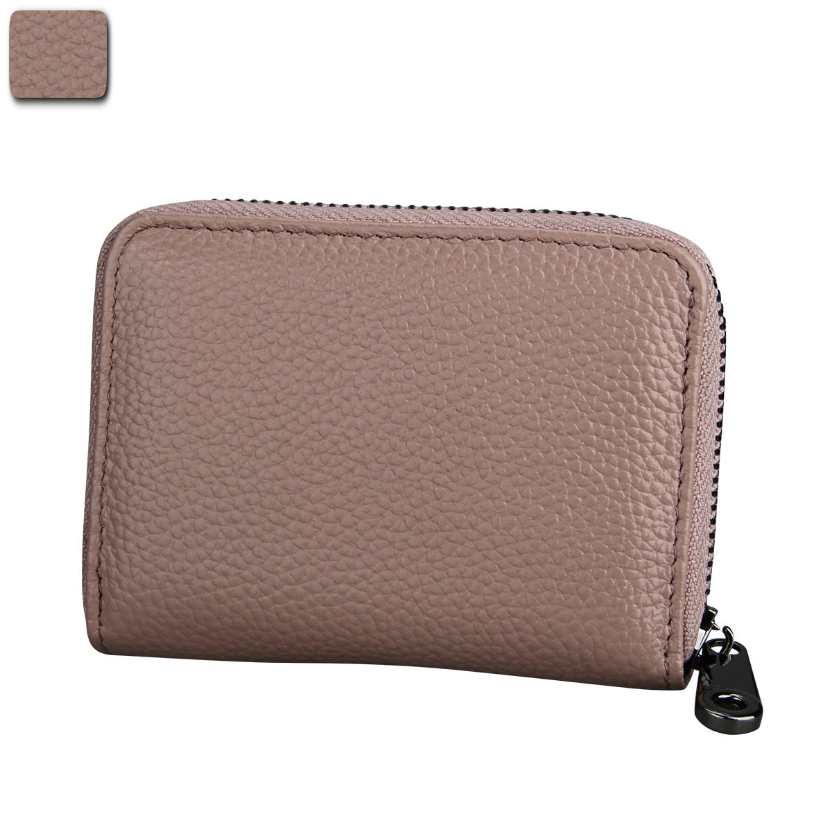Women's & Men's & Gift Genuine Leather Bus Expanding Card Holder