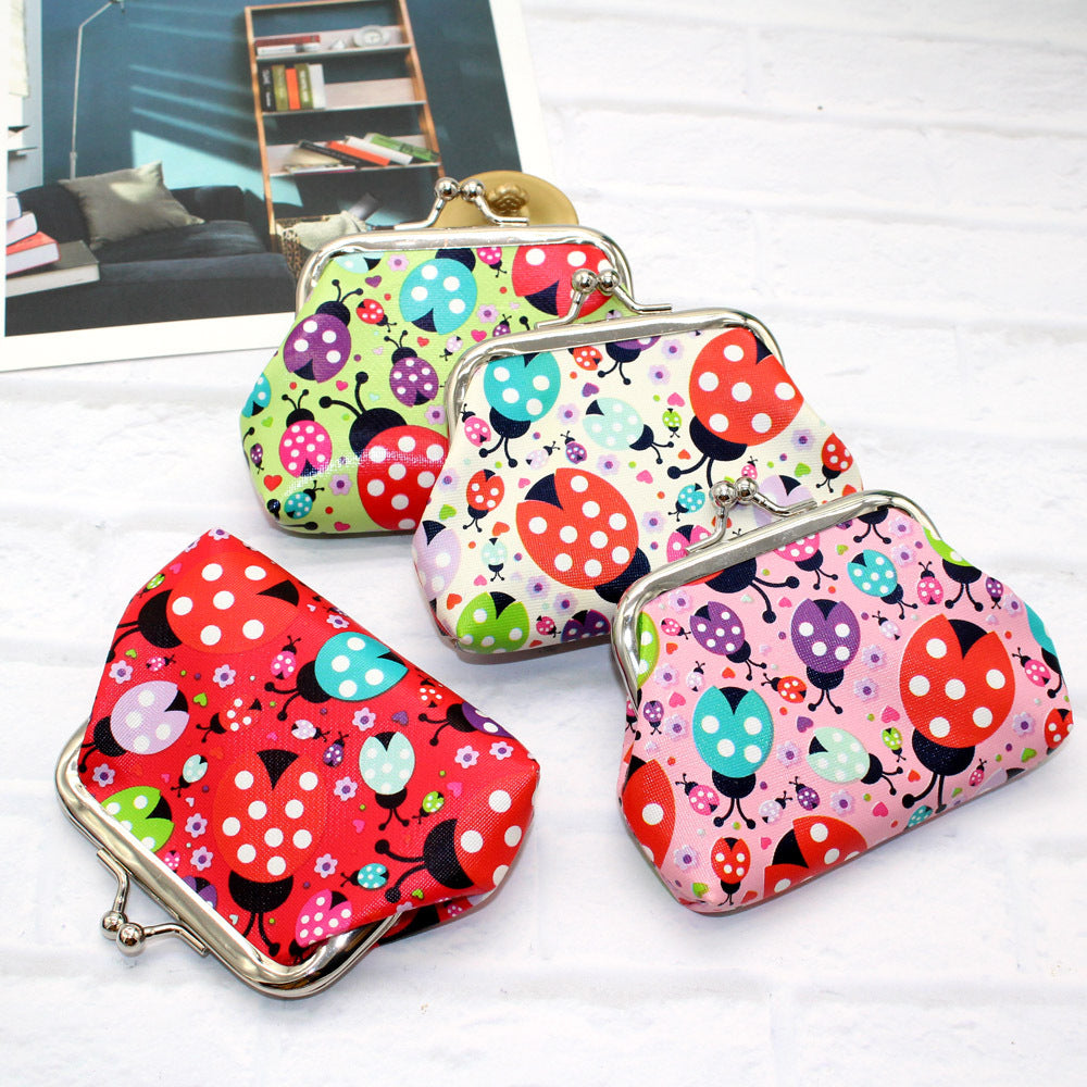 Trendy Ladybird Cartoon Cute Mini Gift Coin Purses
