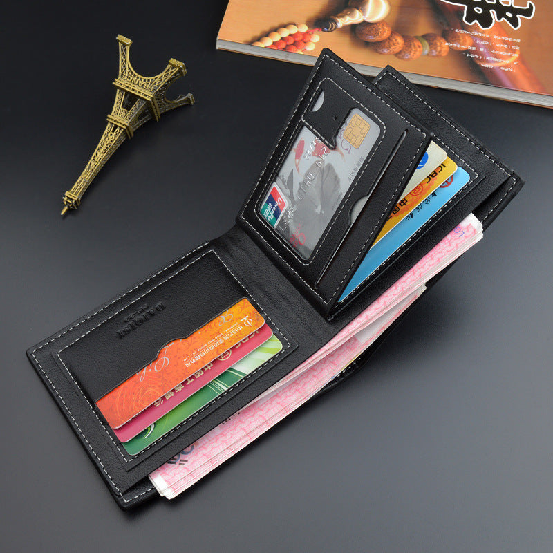 Men's Multiple Slots Fashion Leisure Male Youth Men's Wallets