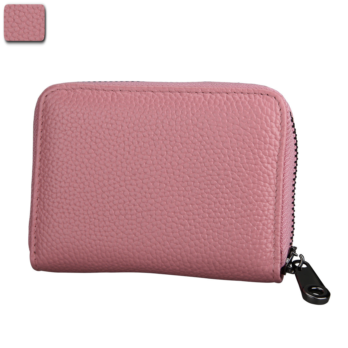 Women's & Men's & Gift Genuine Leather Bus Expanding Card Holder