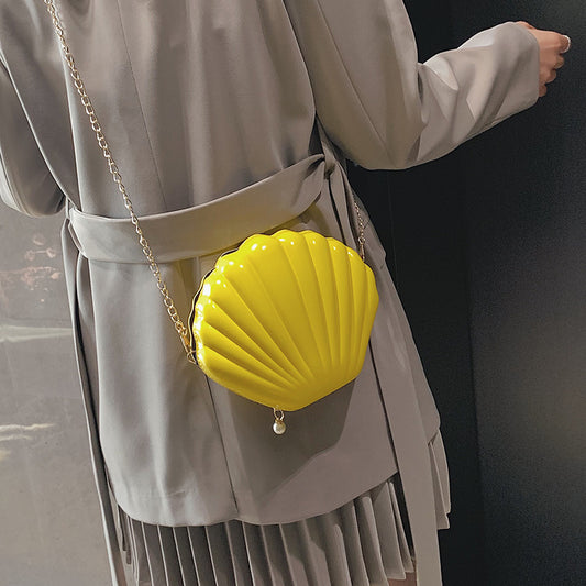 Women's Korean Fashion Shell Chain Creative Shoulder Bags