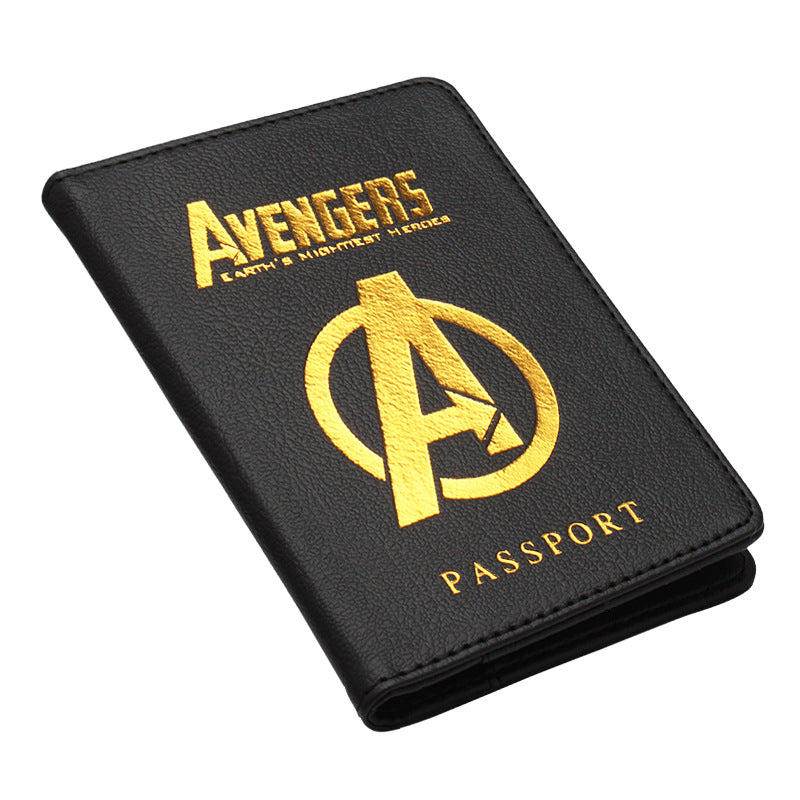 Passport Jacket Black Panther Marvel Cover Ticket Clip Protection Card Holder