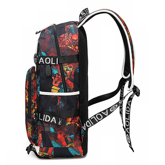 Men's High Thermal Transfer Printing Waterproof Computer Backpacks