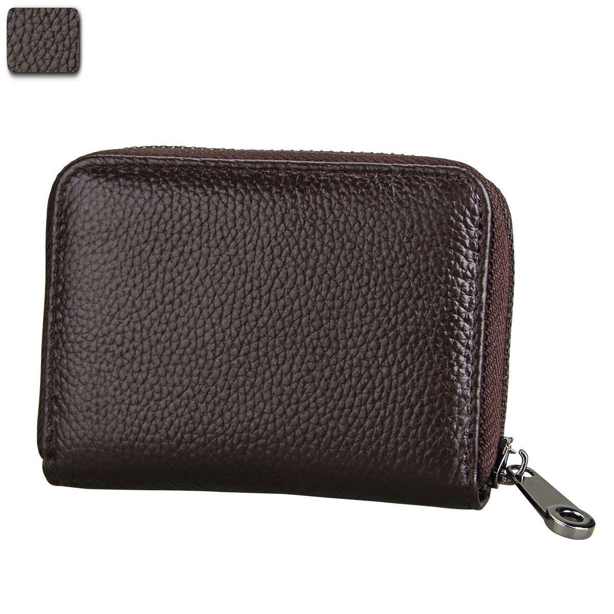 Women's & Men's & Gift Genuine Leather Bus Expanding Card Holder
