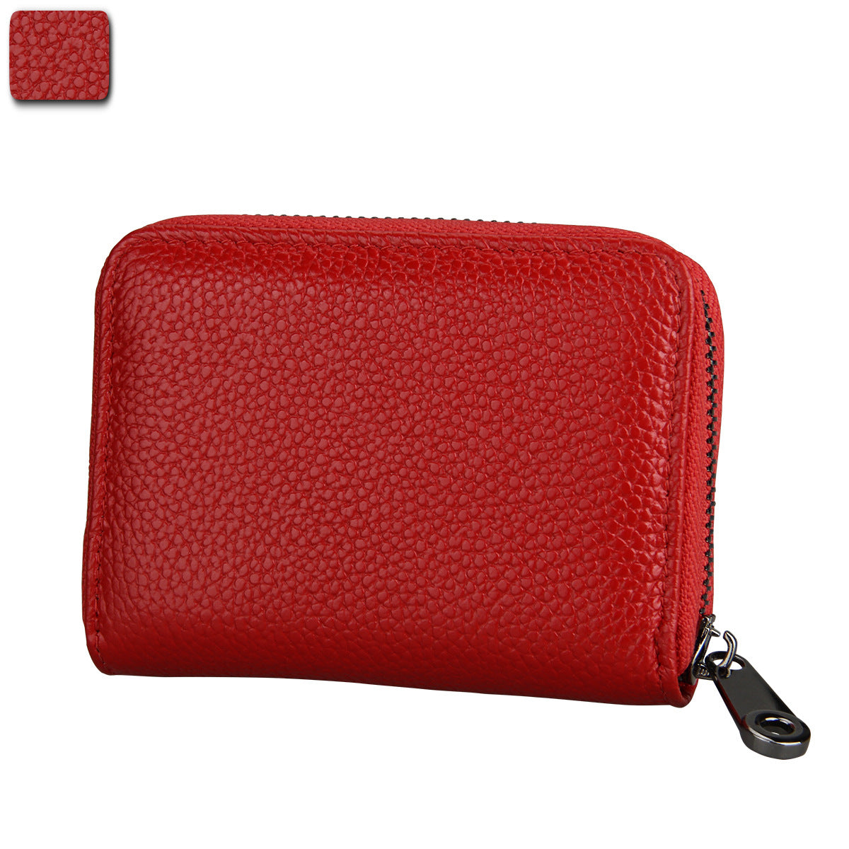 Women's & Men's & Gift Genuine Leather Bus Expanding Card Holder